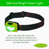 Green Horticultural Headlamp