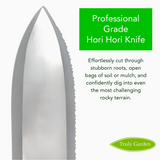 Hori Hori Garden Knife with Leather Sheath