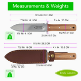 Hori Hori Garden Knife with Leather Sheath